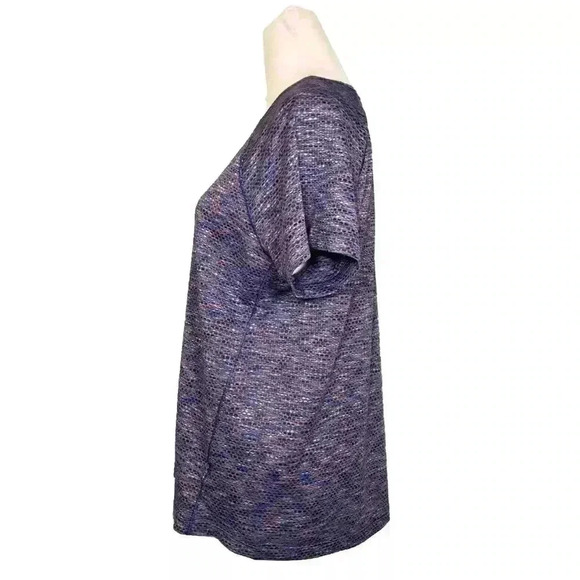 Athleta Womens Multicolor Ultimate Train Mesh Tee Size Small Top - Picture 2 of 10
